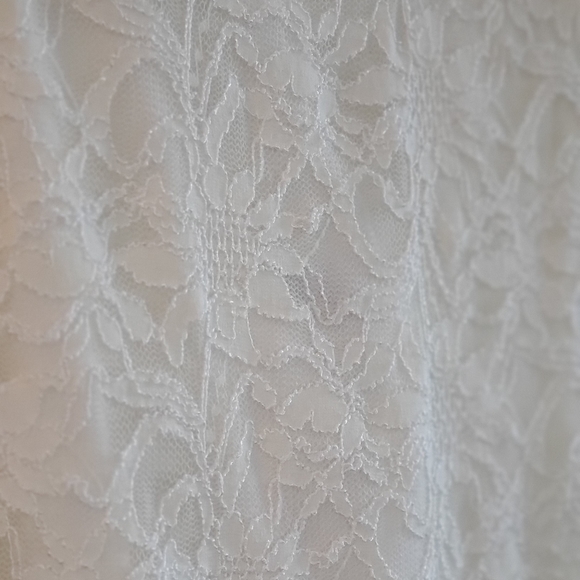 Ivory Lace Tie-Back Dress NWT - Picture 4 of 8